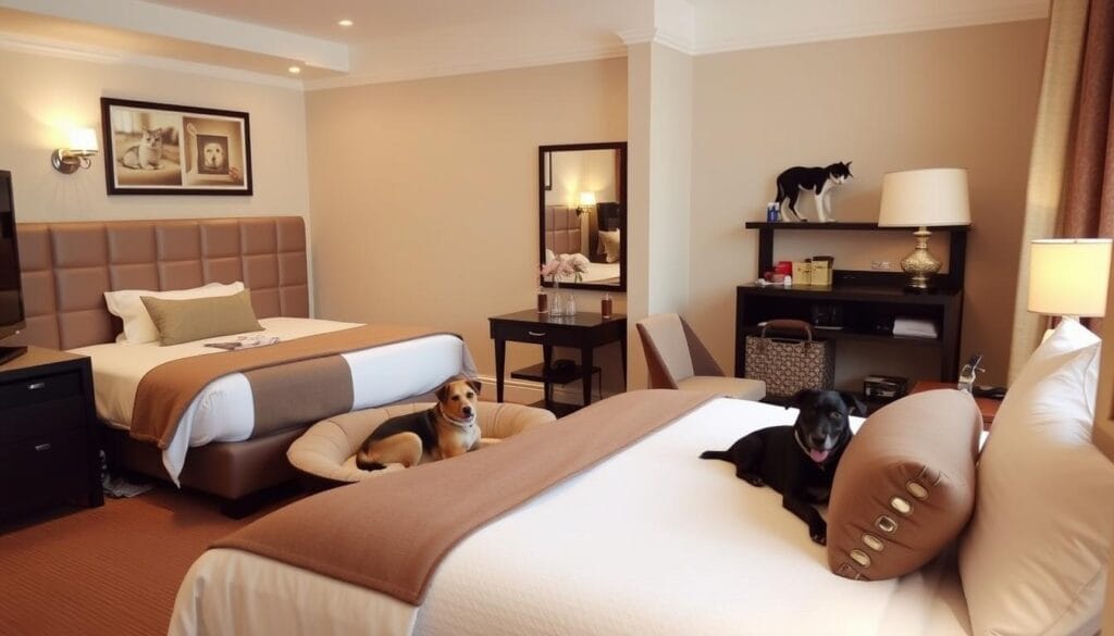 לינה לחיות מחמד במלון